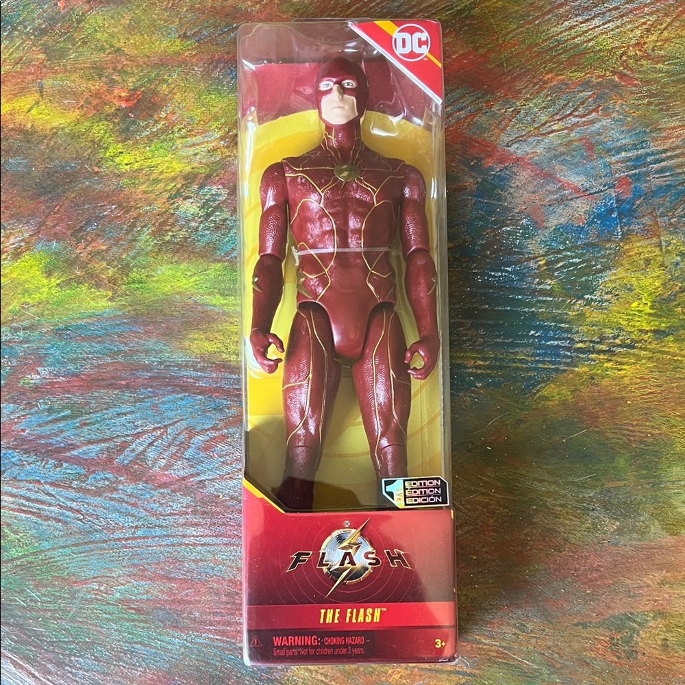 NEW DC Comics The Flash Movie, 1st Edition FLASH 12" Action Figure Collectible
